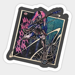 Spider-Grrrl Isolated Sticker